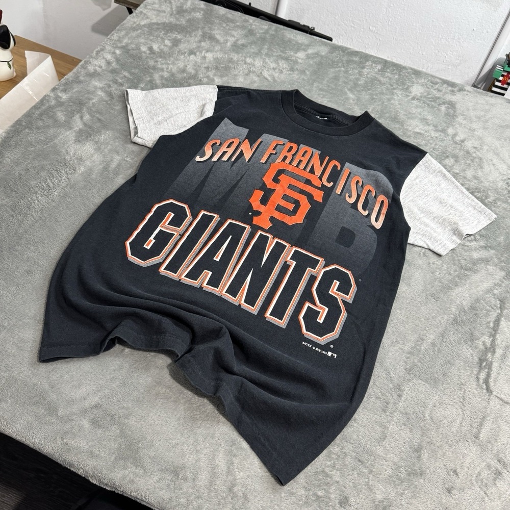 VTG 1993 San Francisco Giants Two Tone Logo Tshirt Mens M 19x26 MLB Sports